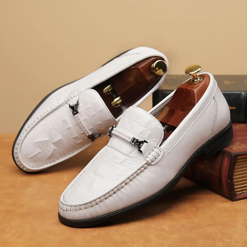 Genuine leather high-end light luxury men's business leather shoes, versatile youth business, street fashion, banquet business 58378