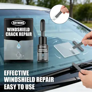 Rayhong Car Windshield Adhesive, Windshield Repair Liquid, Crack Repair Sealant, Clear Strong Bonding Agent, Durable Glass Fixative, Easy Application