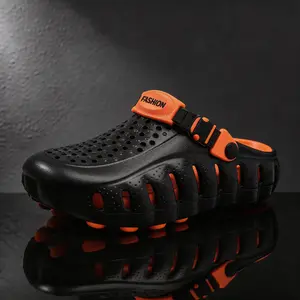 Men's EVA Gorpcore Clogs - Breathable, Chunky Tactical Buckle Slides - Lightweight Non-Slip Water Shoes for All Seasons, Beach, Hiking