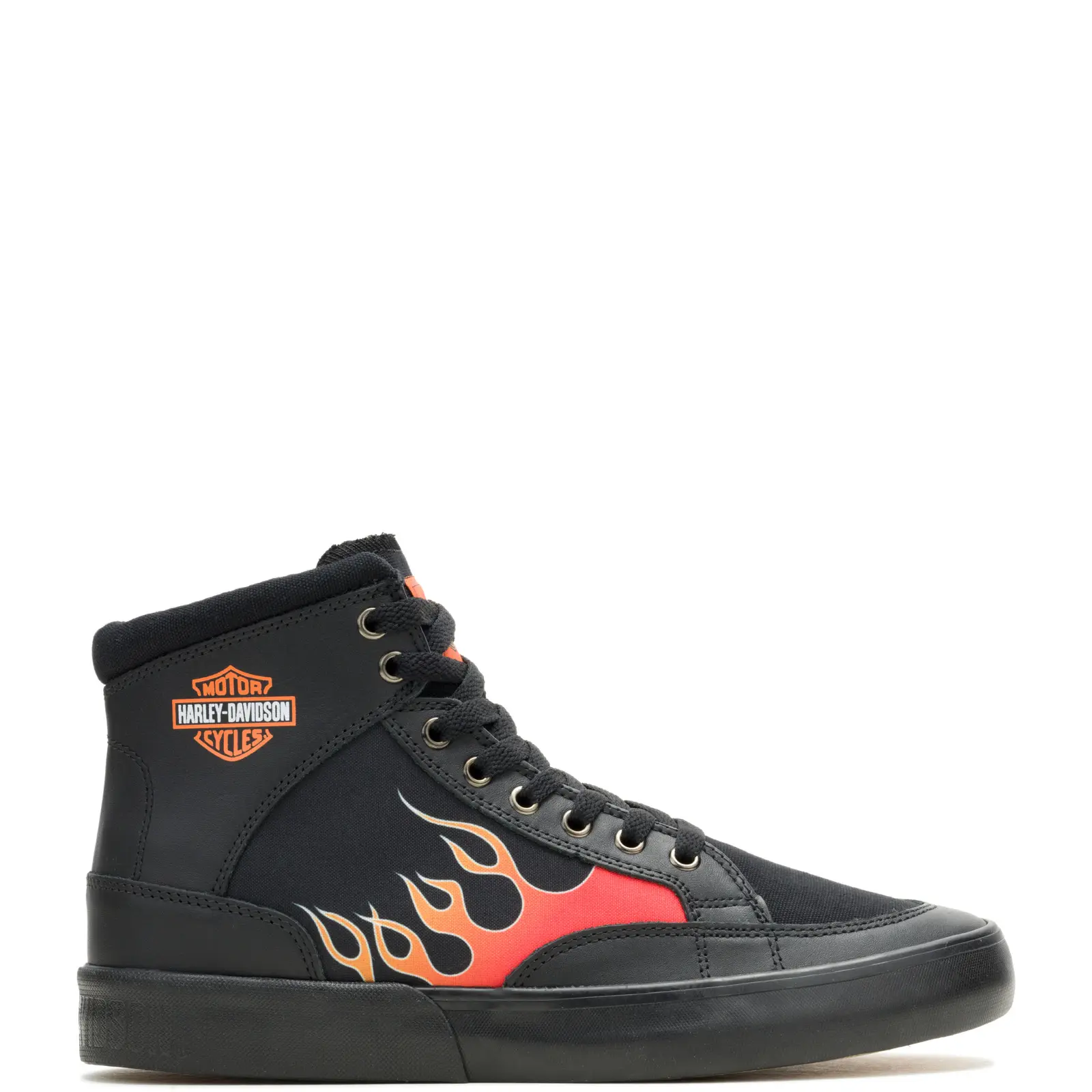 Harley-Davidson Nat 4.5 Inch D93894 Mens Black Lifestyle Sneakers Shoes