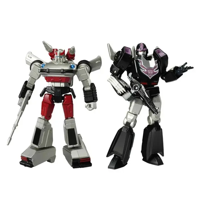 TRANSFORMERS AMK Mini Series Wave 2 - Generation 1 Iconic Autobots Collectible Model Kit Toy, Poseable Figure with Articulated Joints, Authentic Jazz/Prowl/Rodimus Prime Design, Must-Have for Collectors
