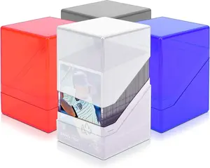 Acrylic MTG Deck Box for 100+ Trading Cards & TCG - Magic: The Gathering, Pokemon, Digimon, Lorcana, One Piece, Lorcana