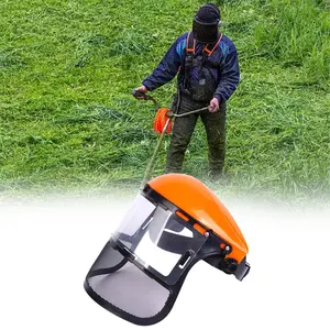 Mesh Face Shield for Chainsaw, Protective Visor for Forestry Logging Gardening Tree Trimming – Heavy Duty Safety Equipment for Outdoor Work