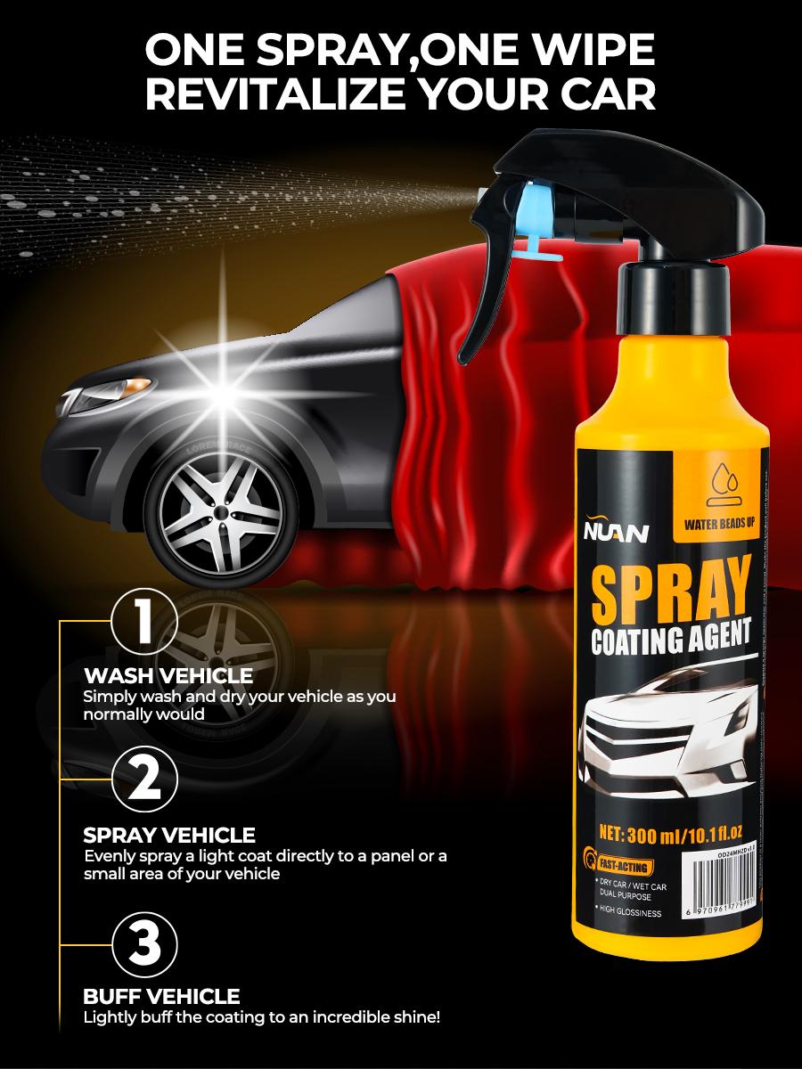 NUAN nano car coating spray-Premium Spray Coating, Super Scratch-Resistant & Long-Lasting Dazzling Shine!NUAN heavy duty degreaserNUAN heavy duty degreaser