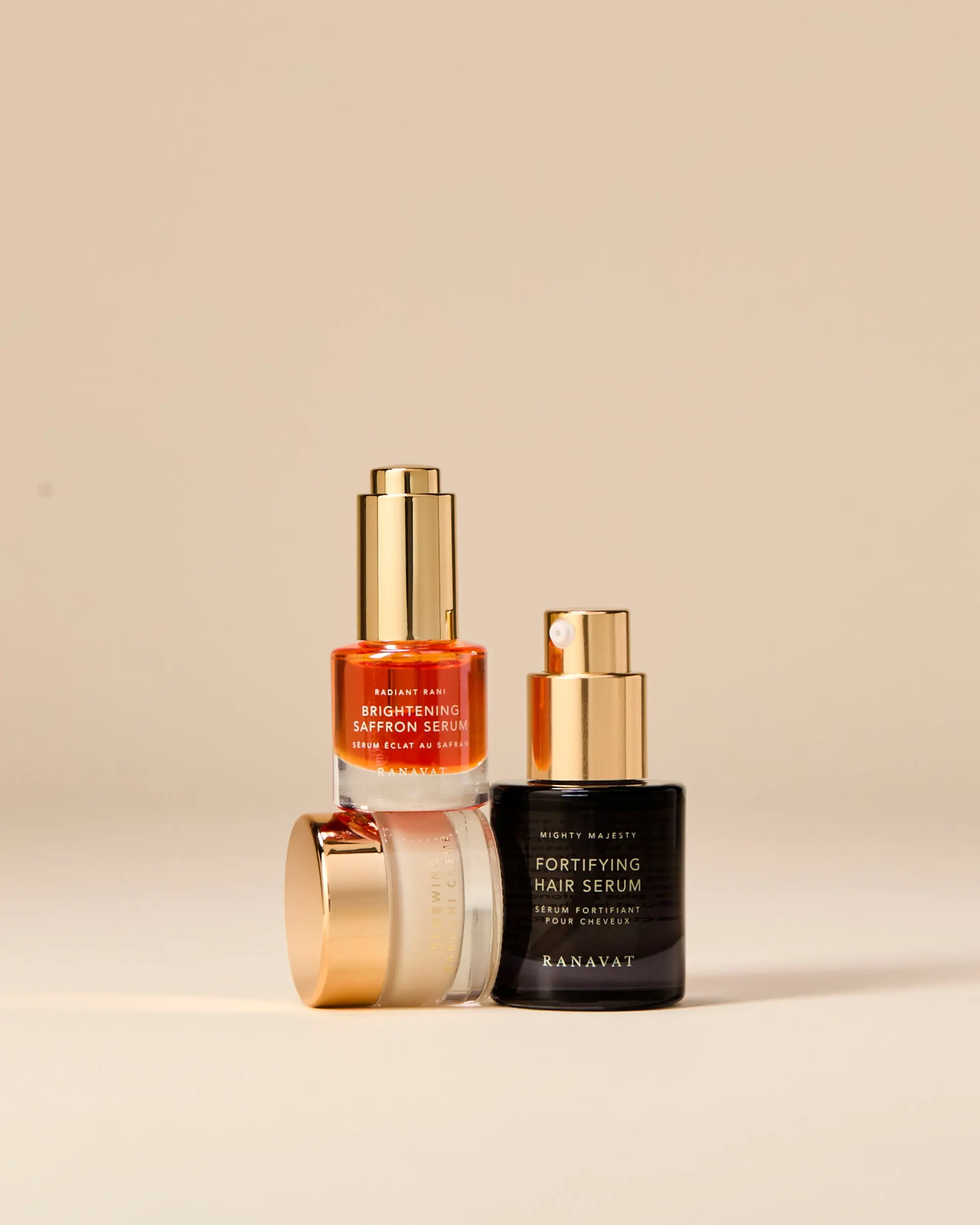 RANAVAT Royal Trio Bestsellers Set - Skincare, Radiant, Comfort & Repair