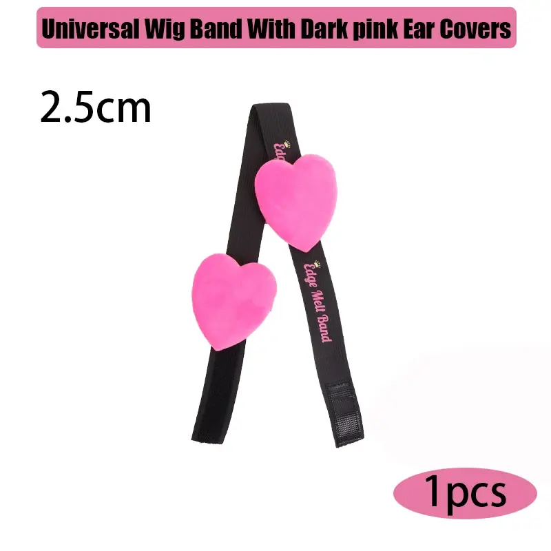 Lace Melting Band with Ear Cover Elastic Band for Wigs Black Wigs Edge Wrap to Lay Edges Wig Headband Lace Frontal Band Nunify