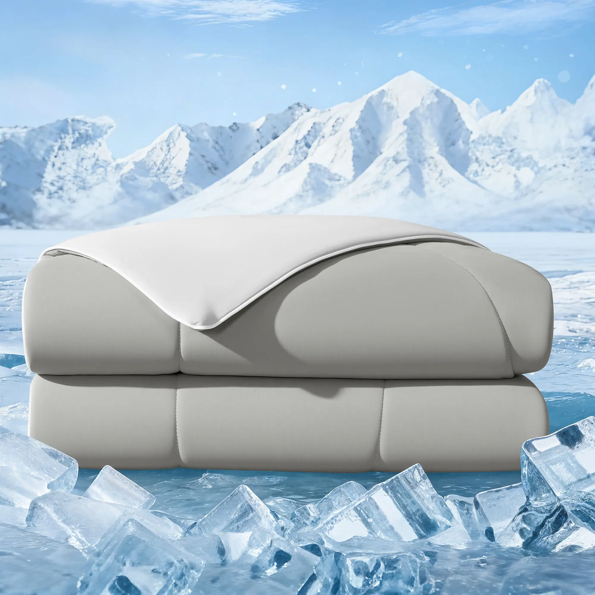 Cloud Cooling Comforter Ultra Soft Lightweight Breathable Summer Bedding for Hot Sleepers All Season Cozy Comforter Machine Washable Easy Care