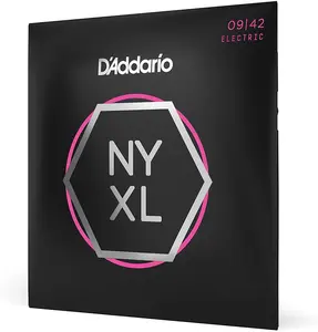 D'Addario NYXL0942 Nickel Wound Electric Guitar Strings, Super Light, 9-42