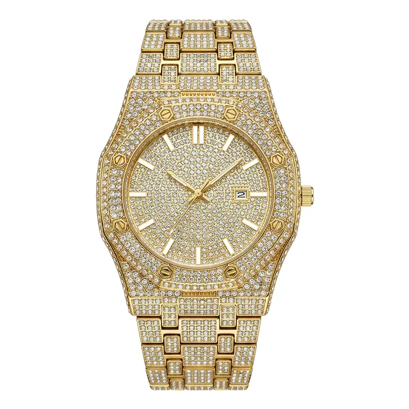 Luxury Rhinestone Embellished Jumpstart sale Classic round dial -Dial Quartz Watch with Gift BoxIncluded Fashion Timeless Classic Watch Holiday Haul  Flash Sale diamond men  Shine at work, lead with brilliance.