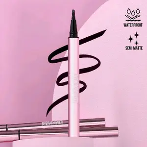 Draw The Line Overachiever Angled Liquid Eyeliner Waterproof Semi Matte Eyeliner Pen for Precise Application