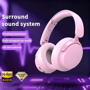 MOKATA Wireless Over-Ear Noise Cancelling Headset - Bluetooth, Wired Stereo Audio, Foldable, Lightweight, Soft Earmuffs, Micro SD/TF Card Slot, High-Quality Immersive Sound Electronic Headphones for Music, Gaming, Cell Phones, PCs