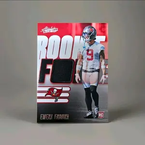 Panini Emeka Egbuka Rookie Force Black Patch Absolute Football RC Tampa Bay Buccaneers RF-EEA Trading Card