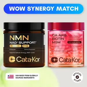 Longevity & Beauty Bundle - Cata-Kor Longevity NMN & Beauty Mix (CA AKG, Hyaluronic Acid & Biotin)