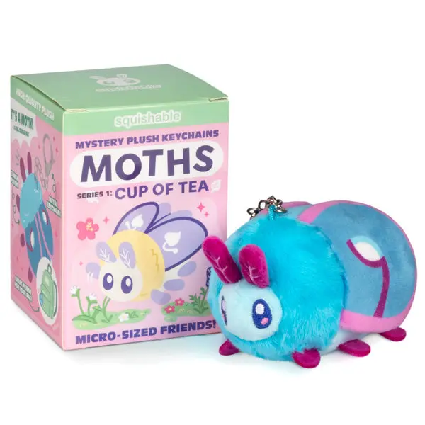 Squishable Moths Blind Box, Series 1: Cup of Tea - Stuffed Toy Keychain