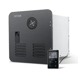 VEVOR RV Tankless Water Heater,  Instant Shower with 15 x 15 inches Black Door and Remote Controller, 42000BTU Optimized Comfort Performance Hot Water, Ideal for RVers' Family Everyday Use, Black