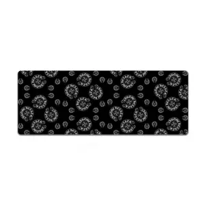 Chrome Hearts Gaming Mouse Pad, Luxury Gothic Cross Pattern Design, Viral Streetwear Aesthetic, Anti-Slip PC Desk Mat For Office Work, Must-Have Gift For Teens And Hypebeasts