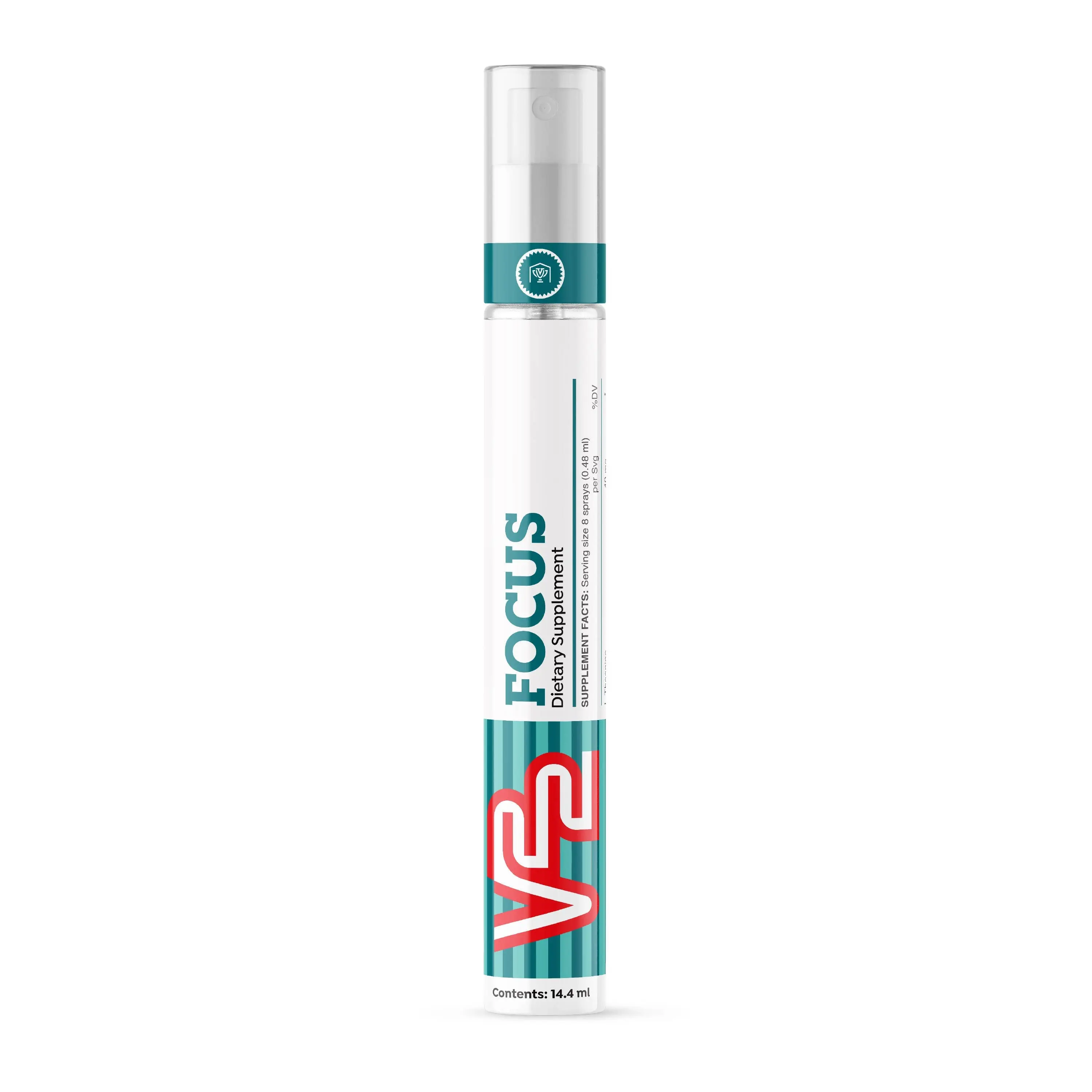 V22 FOCUS Spray - Clarity & Concentration Support Spray Supplement - Mint Flavor - 240 Servings