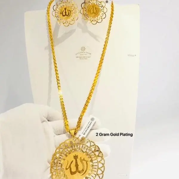 Elegant fashion jewelry set 21k color