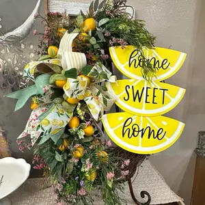 Lemon Vine Wreath! Summer Door Wreath