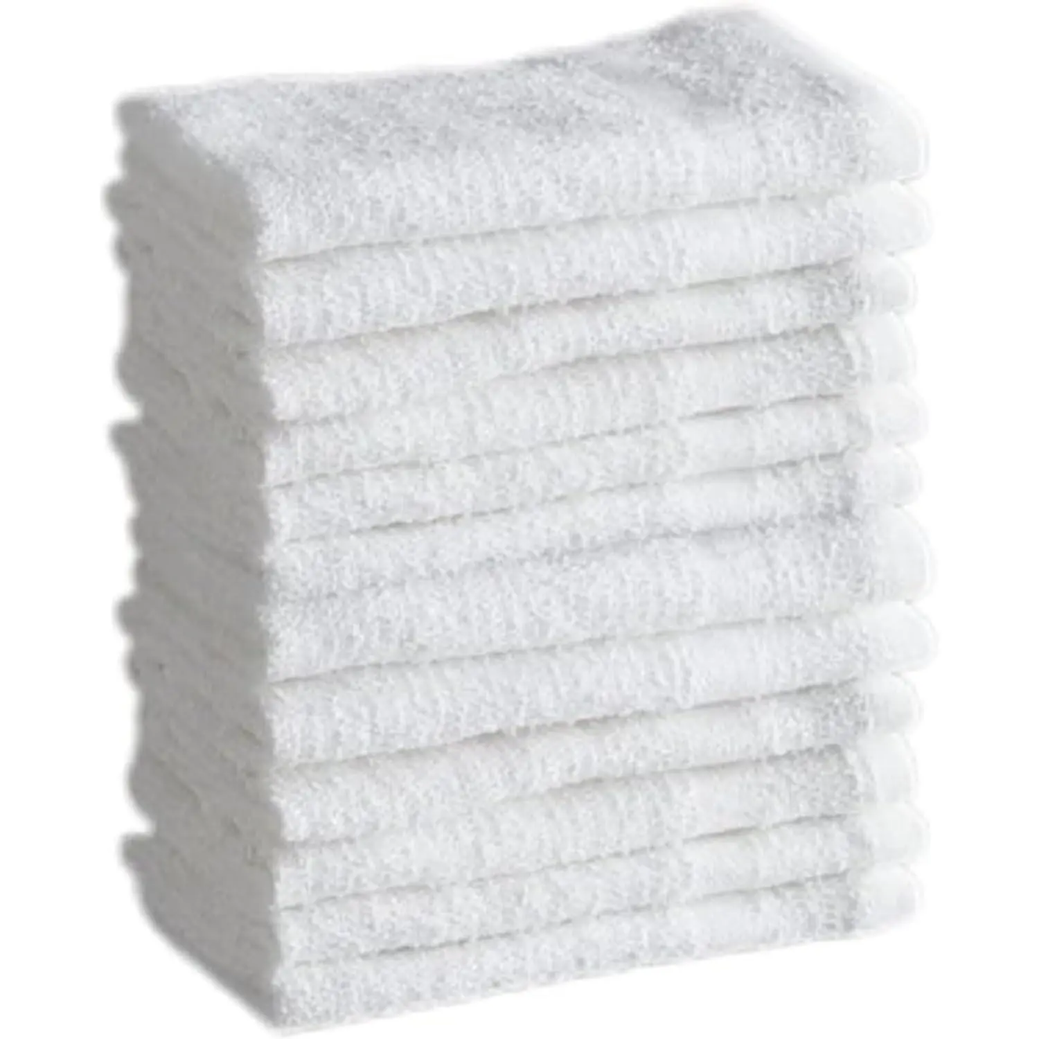 Washcloth Set - Soft, Absorbent  Towels for Bathroom & Gym Use - Durable, , Machine Washable Wash Cloths - White Color, 12x12 Inches, Pack of 12