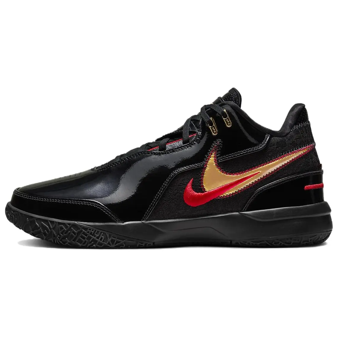 Nike Zoom LeBron Nxxt Gen Ampd Ep Black Metallic Gold' Basketball Shoes Unisex FJ1567-001