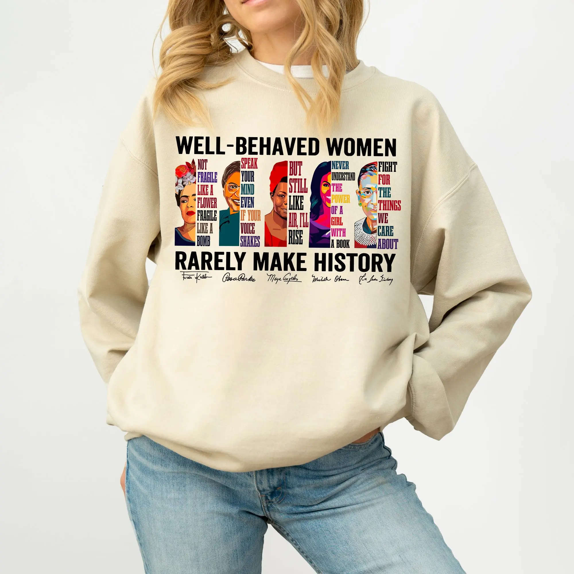 Well Behaved Women Rarely Make History Shirt, Womens Rights Shirt, Feminist Shirt, Empowered Women Tee, Female Empowerment, Strong Women Shirt