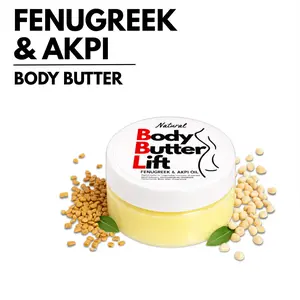 Body Butter Lift with Fenugreek & AKPI Oil. 100g Body Butter Body Care Hydrating Silky Blend Moisturizer Skin Repair