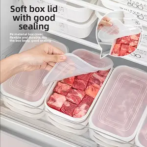 10pcs Reusable Food Storage Container Set, 5 Containers + 5 Lids, Containers with Lids, Food-Grade Refrigerator Organizer, Freezer-Safe, Stackable, Bento Boxes