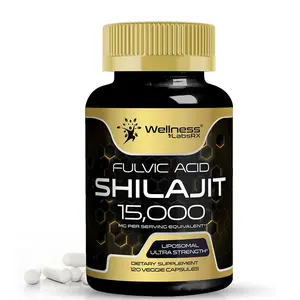 Himalayan Shilajit for Men - 1500mg Shilajit Capsules for Men, Pure Shilajeet for Women with Naturally Occuring Fulvic Acid - Shilajet for Enhanced Energy and Immune Support - 120 Count (Pack of 1)