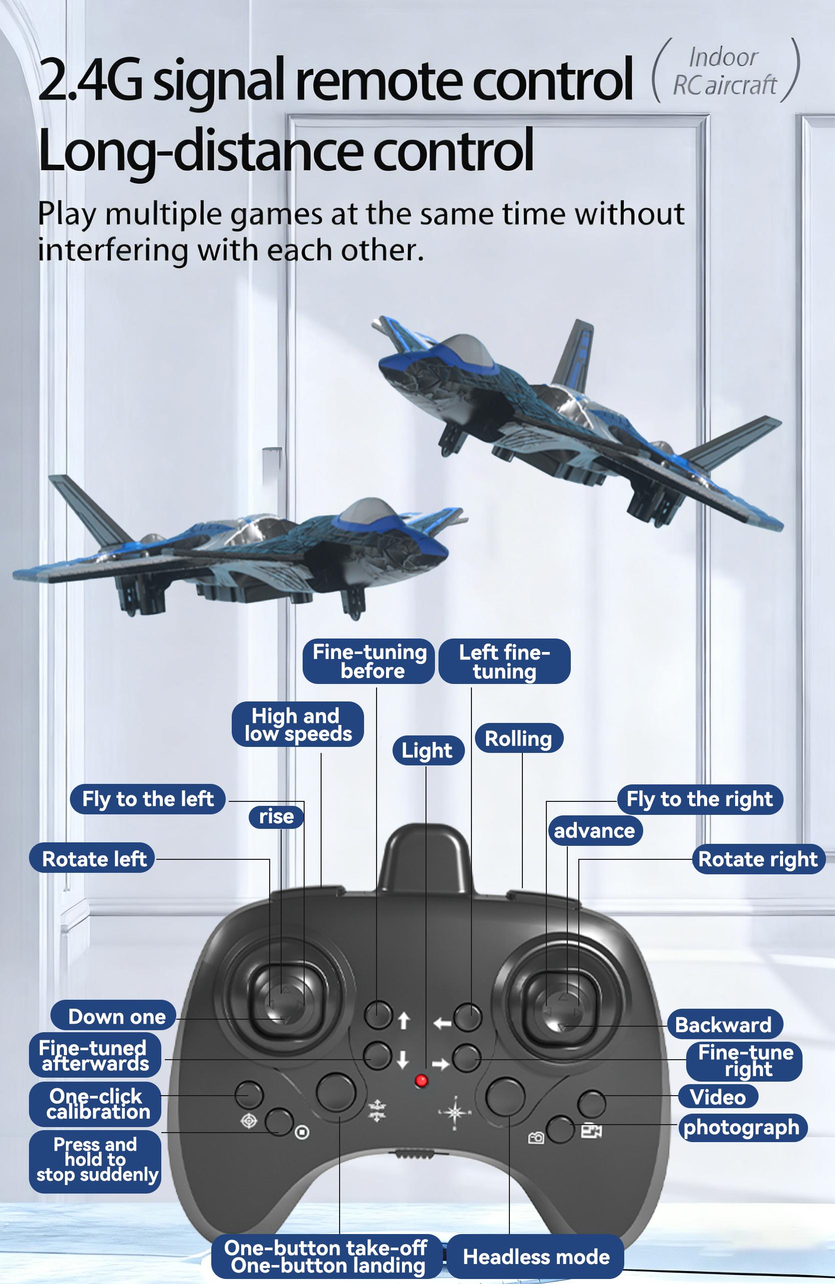 tongliKids Remote Control Foam Airplane Electric Stunt Aircraft Drone Quadcopter Easy to Control for Beginners Durable and Impact Resistant EPP Soft Foam Stunt Rolling Drone for Kids Ages 8-12 Christmas Halloween Thanksgiving Gift