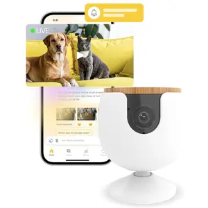 Home Security & Cat, Dog Safety Alerts, Pet Camera with Speaker, Smart Home Indoor Cam w Phone App & Night Vision
