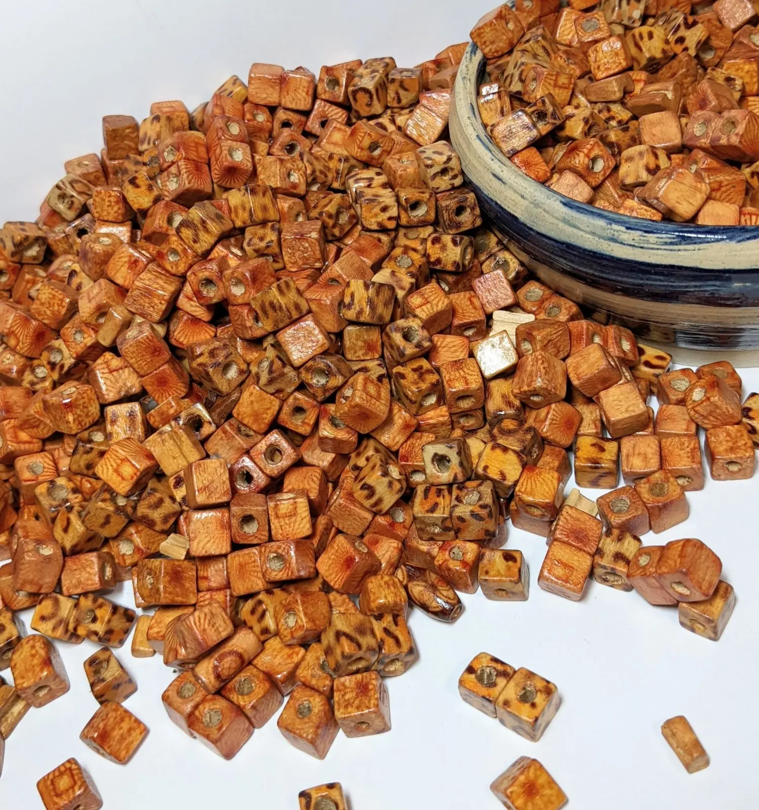 Wood Beads Wholesale Clearance, Assorted Wooden Beads for Crafts, Bracelets, Craft DIY Jewelry Supplies, Gift for Beaders, 1 Lb