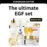 [SAVE 50%] The ultimate EGF set l Silk Peptide Golden Glow Gift Set for Glass Korean Skin l EGF, 30 Peptides, Copper Tripeptide, Acetyl Hexapeptide-8 l Rejuvenating Skincare, Look of Fine Lines, Firming Care, Radiant Glow | Korean Skincare, K-Beauty