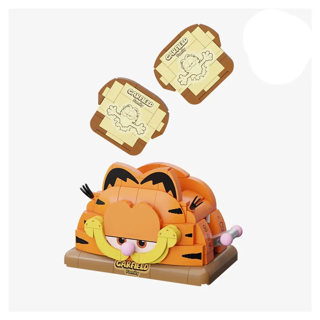 Pantasy Garfield Fantastic Machines Series Collectible Building Toy - Toaster Character Figurine, for Ages 6+