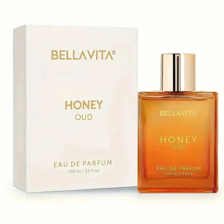 Luxury's Honey Oud | Eau de Parfum 100ml (3.4 fl oz) | Patchouli, Vanilla, Bergamot | Floral & Spicy | Made with Clean & Vegan Essentials Oils | Cruelty Free Fragrance Perfume