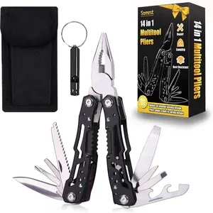 24-In-1 Multi-Purpose Universal Pliers, Durable Anti-Slip Maintenance Tool, Wire Cutting Function, Ideal for Survival Camping Hunting