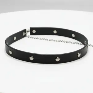Adjustable Black Choker Necklace