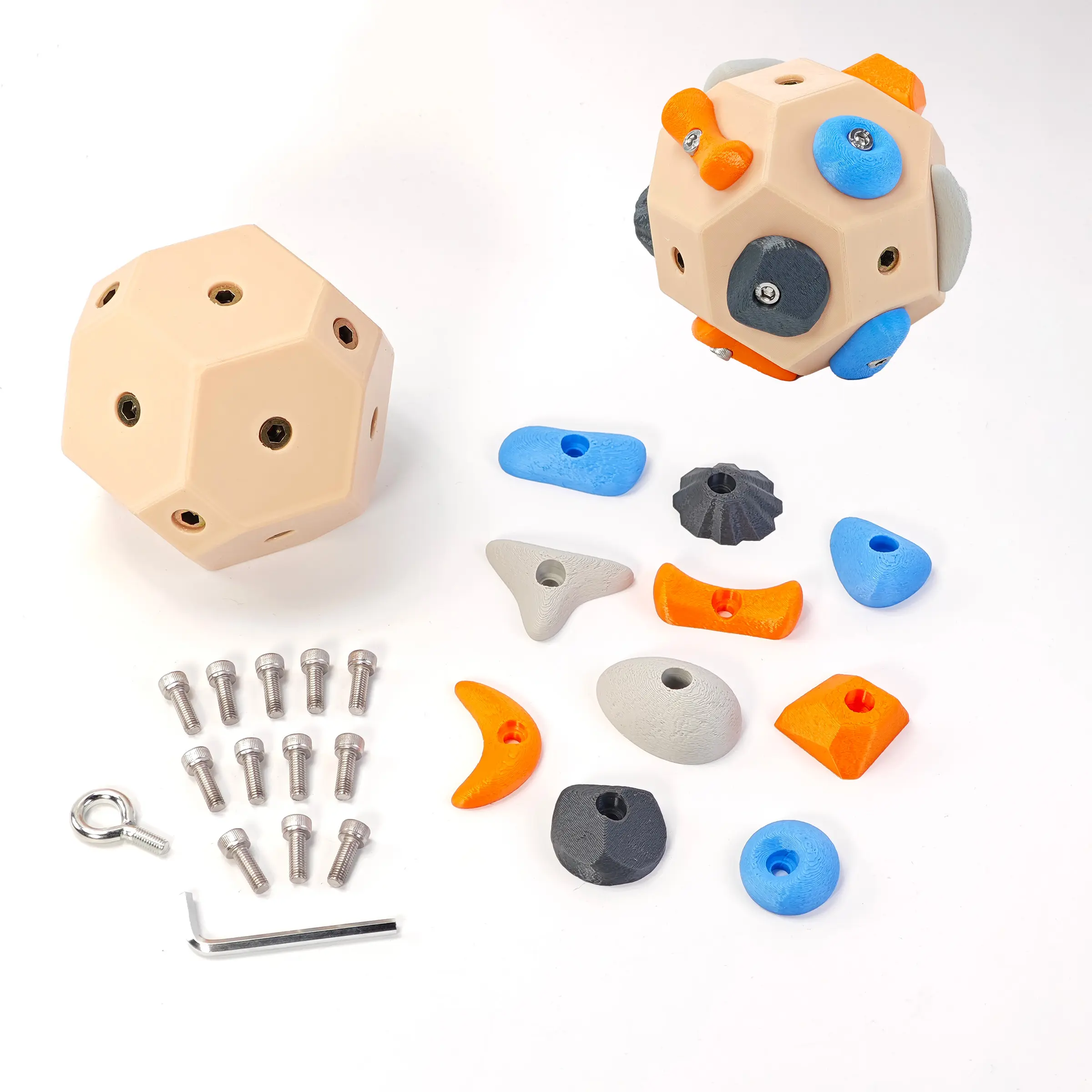 3D Printed Rock Climbing Ball, Enhance Strength & Precision, Portable Training Tool Gear, Ideal for Climbers, Carry Anywhere