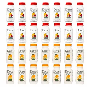 DOSE Wellness Shot Variety Pack 4 Pack, 2 fl oz Each, Cholesterol Support & Liver Detox Shots with Ginger, Turmeric & Lemon, Supports Heart Health, Liver Cleanse, Digestive Health, Bloating Relief, Cold Pressed Daily Wellness Drink, Natural Energy Boost