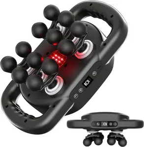 Professional Deep Tissue Massage Gun 12 Head Percussion Massager with 9 Speeds for Full Body Muscle Pain Relief and Recovery