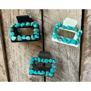 Turquoise Stone Claw Clip