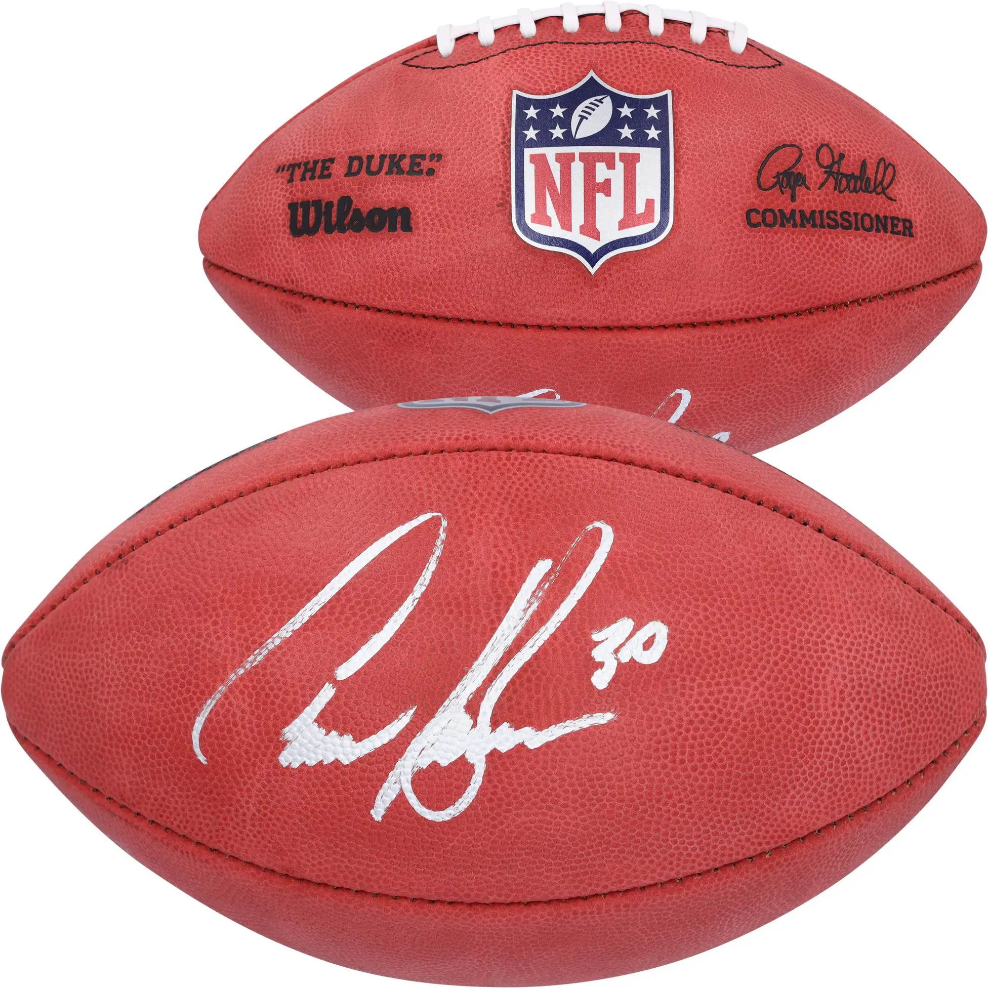 Chase Brown Cincinnati Bengals Autographed Duke Full Color Football - Fanatics Authentic Certified