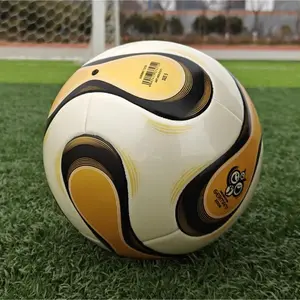 Size 5 Football, High Elastic & Wear Resistant Football with Mesh Bag & Ball Needles, Ball Sports Equipment for Indoor & Outdoor Training Competitions, Soccer Balls