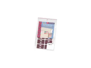 Smead 67178 Alpha-Z Color-Coded Second Letter Labels, Letter H, Dark Brown, 100/Pack