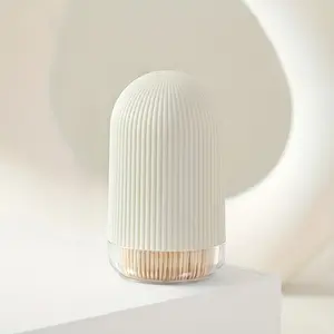 1pc Elegant Plastic Toothpick Holder for Home Kitchen Use Airtight Containers Canister