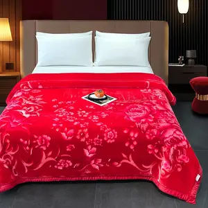 Double Layer Cloud Blanket, Thick Temperature Lock Design, Soft and Warm, 7.8 Lbs Heavyweight, 79x91 Inches, Fall & Winter Use, Bed Blanket