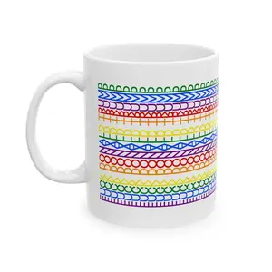 (Sale Off Up To 50%) FDT Rainbow Hidden Meseage Tea Cup, Funny Meme FDT Trending Mug, Father's Day Gift Coffee Cup, Hidden Funny Message Trending Mug