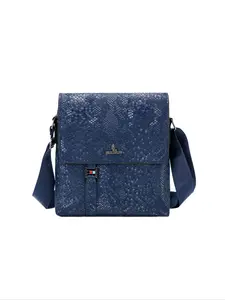 Men's Geometric Pattern Magnetic Closure Box Bag, Adjustable Shoulder Strap Crossbody Bag for Daily Use, Travel, Business, Stylish Crossbody Bags