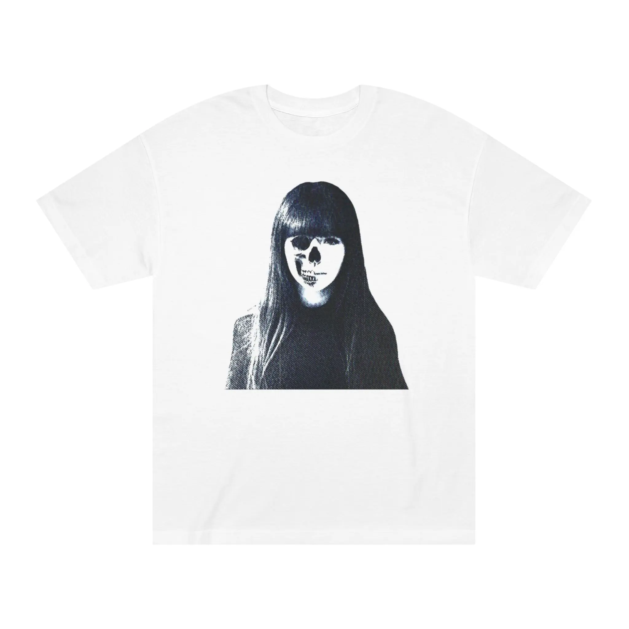 Skull Face Portrait T shirt