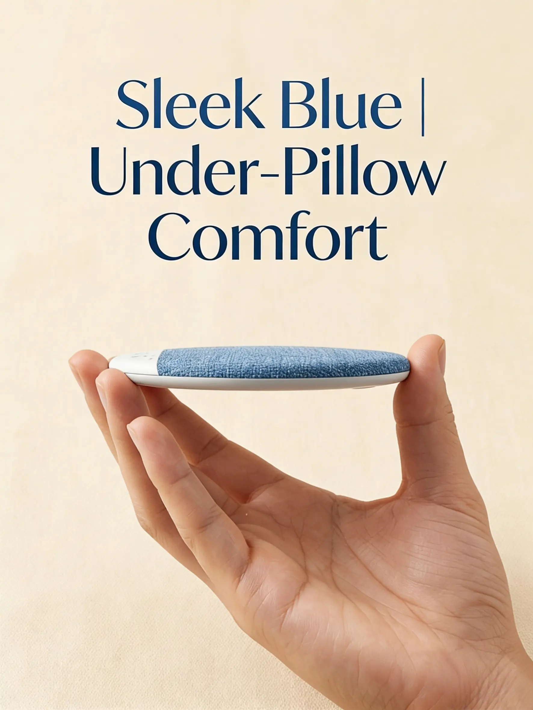 Hidden Pillow Bluetooth Wireless Portable Speaker - Phone Accessory with USB Type-C Connection, 20kHz Audio, Mobile Audio for Peaceful Nights, Portable Speakers